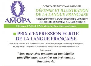 affiche concours Amopa