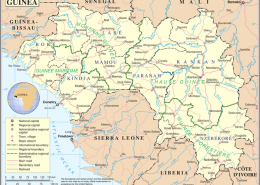 carte afrique de l'ouest