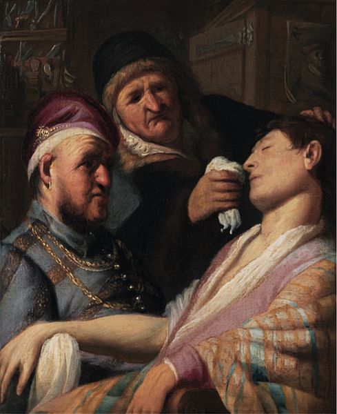 Le patient inconscient Rembrandt