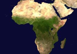 vue satellite afrique