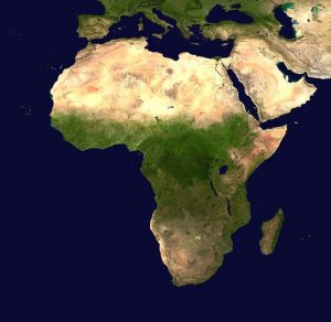 vue satellite afrique