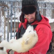 photo d'un chien et de Randy Biladeau